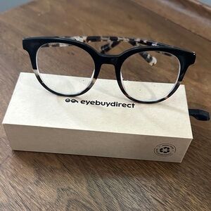EyeBuyDirect RX frames Rialto Black and Brown Glasses